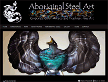 Tablet Screenshot of aboriginalsteelart.com